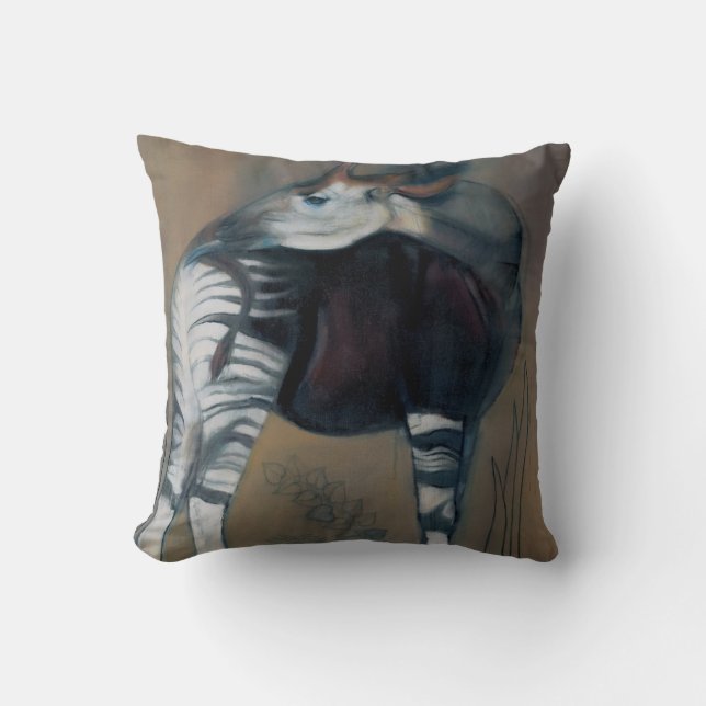 Okapi 2005 throw pillow (Front)