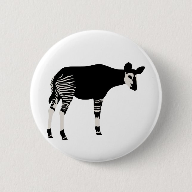 Okapi 2 Inch Round Button (Front)