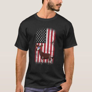 Okapi American Flag Boys Girls Men Women Fourth Of T-Shirt