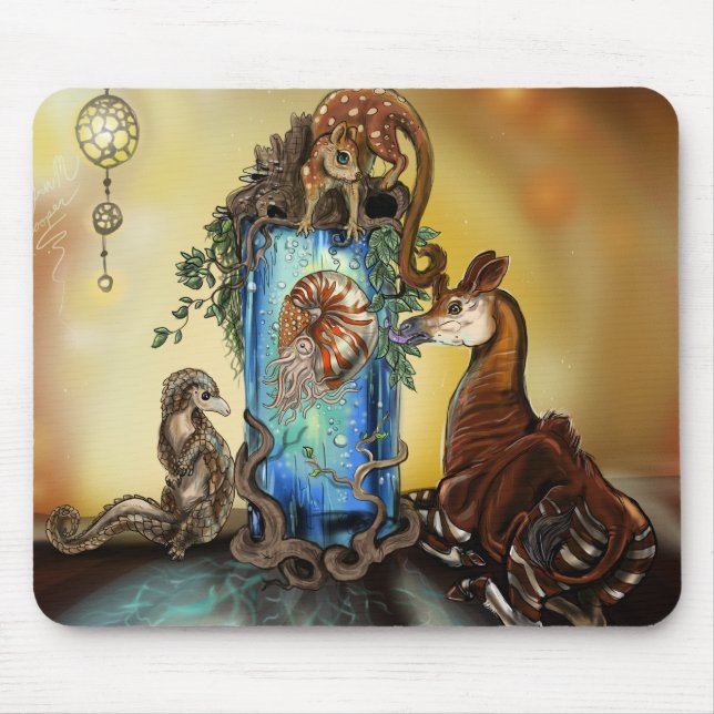 Okapi and the Oddlings Mouse Pad (Front)