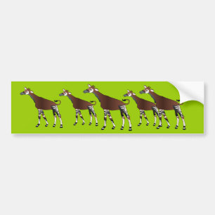 Okapi Bumper Sticker