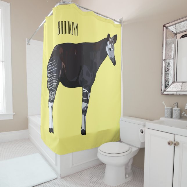 Okapi cartoon illustration (In Situ)