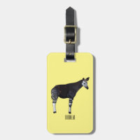 Okapi cartoon illustration