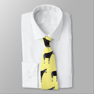 Okapi cartoon illustration tie