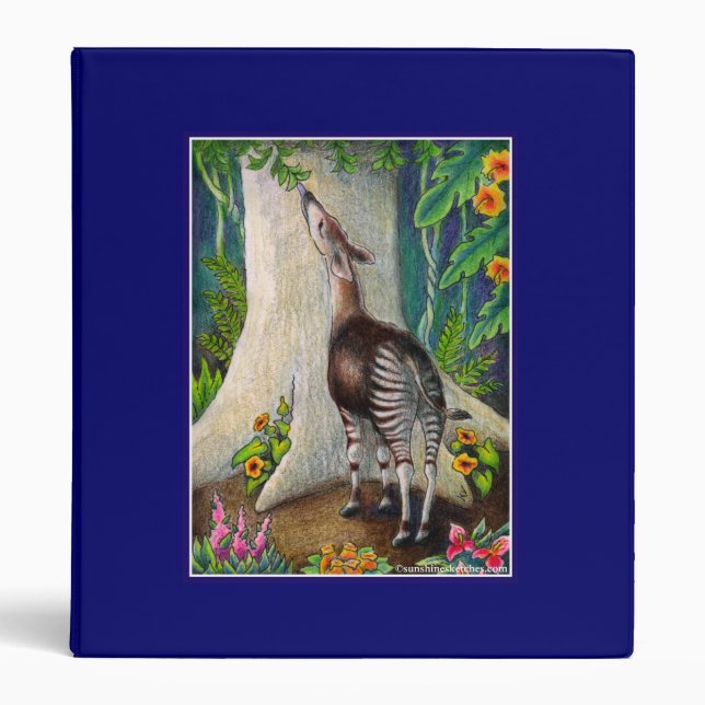 Okapi "économies classeur de la forêt tropicale" (Devant)