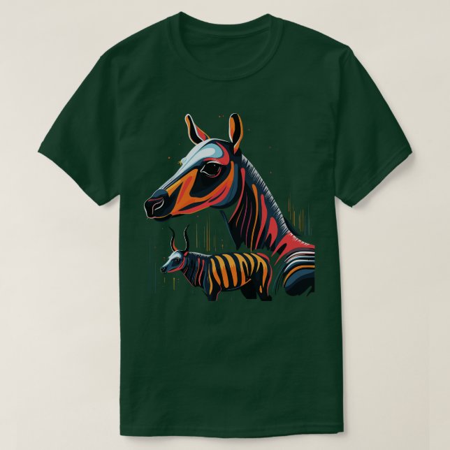 Okapi Fathers Day T-Shirt (Design Front)