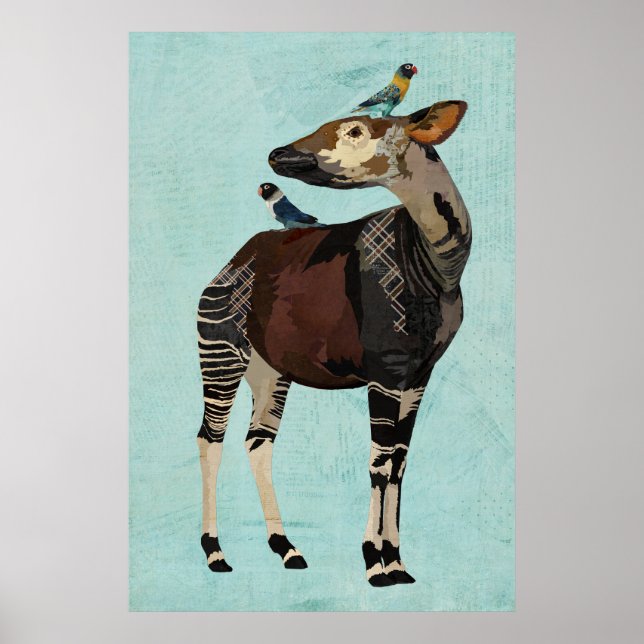 OKAPI & FEATHERS POSTER (Front)