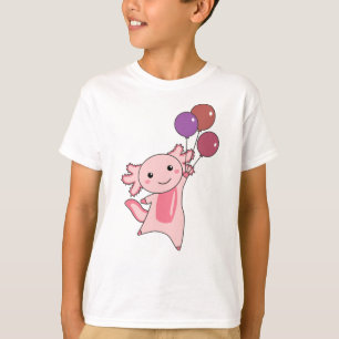 Okapi Flies With Balloons Up Sweet Animals T-Shirt
