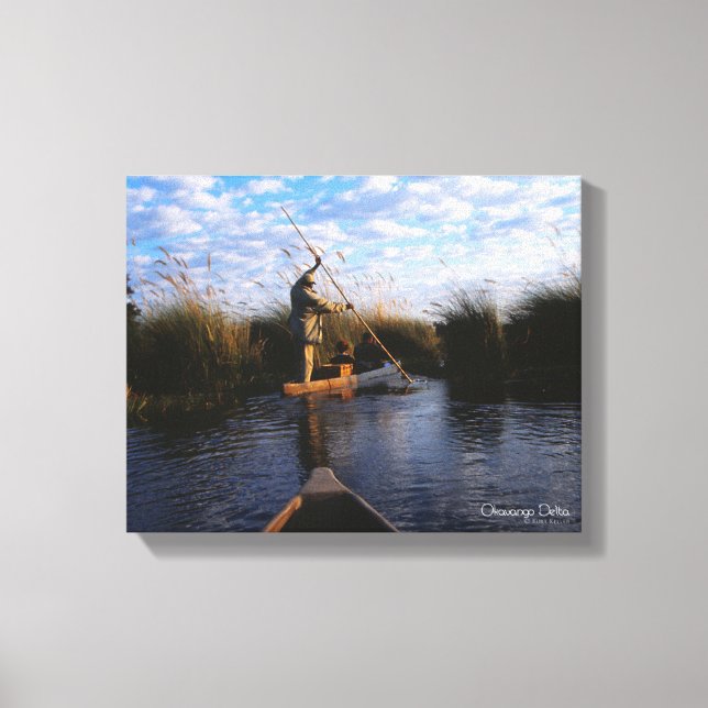 Okavango Delta Canvas Print (Front)