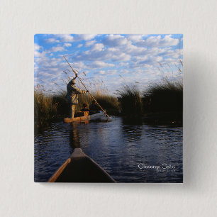 Okavango Delta Photo 2 Inch Square Button