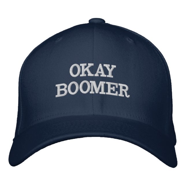 Okay Boomer Embroidered Hat (Front)