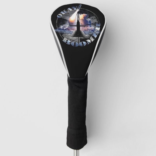 OKAY BOOMER US Navy Nuclear Sub Force Golf Head Cover (Front)