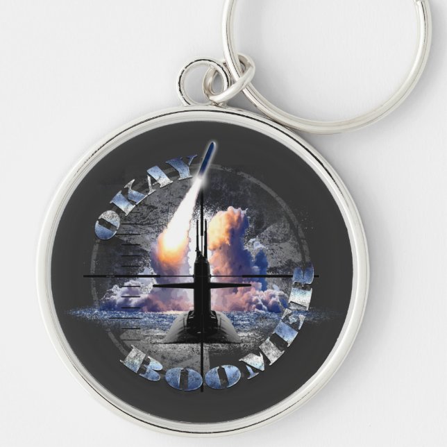 OKAY BOOMER US Navy Nuclear Sub Force Magnet Keych Keychain (Front)