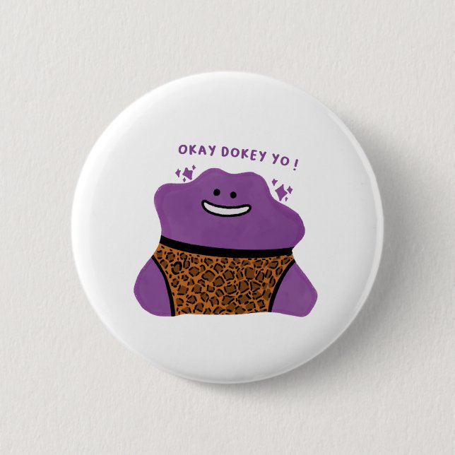 Okay dokey yo - Hwang In Yeop 2 Inch Round Button (Front)