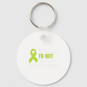 Okay To Not Be Okay Mental Health Ribbon Keychain