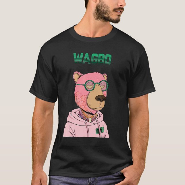 OKAYBear NFT Best Communnity   WAGBO T-Shirt (Front)