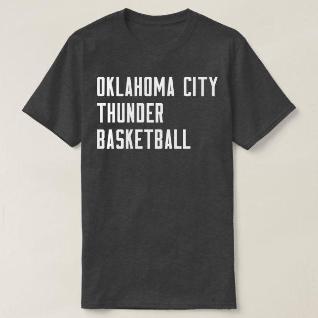OKC Basketball T-Shirt (Design Front)