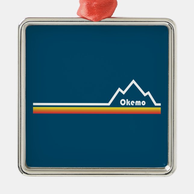 Okemo, Vermont Metal Ornament (Front)