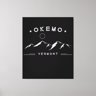 Okemo Vermont Mountain Canvas Print