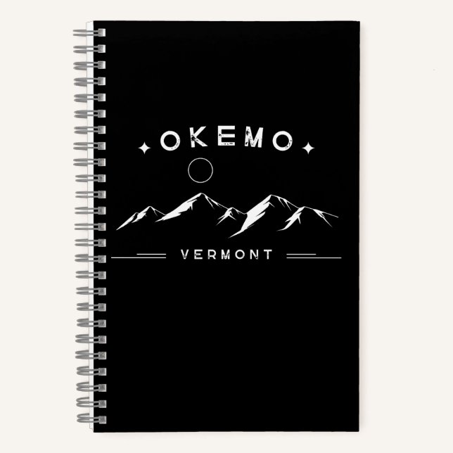 Okemo Vermont Mountain Notebook (Front)