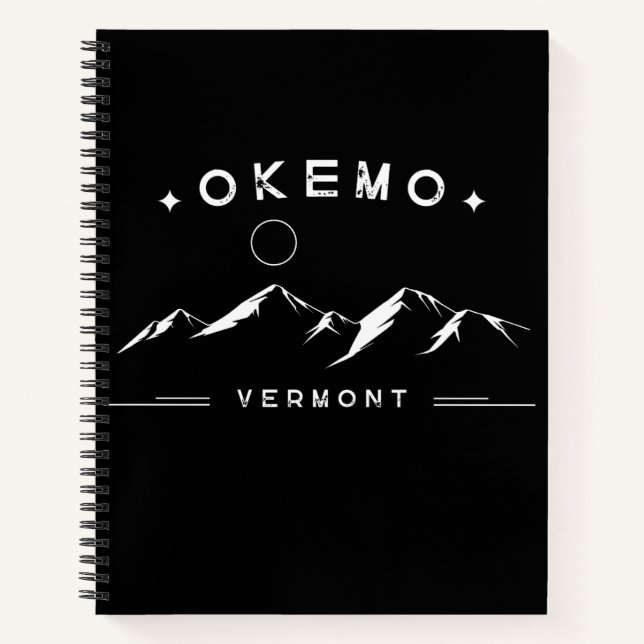 Okemo Vermont Mountain Notebook (Front)