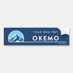 Okemo Vermont mountain ski resort Bumper Sticker