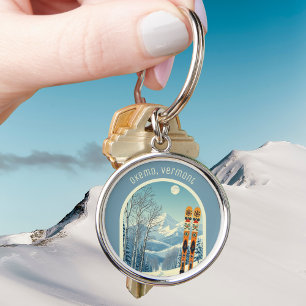Okemo Vermont ski holiday souvenir Keychain
