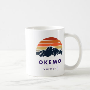Okemo Vermont Skiing Snowboarding Hikers Gifts For Coffee Mug