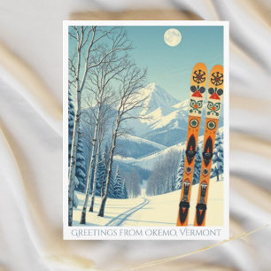 Okemo Vermont vacances ski Carte postale