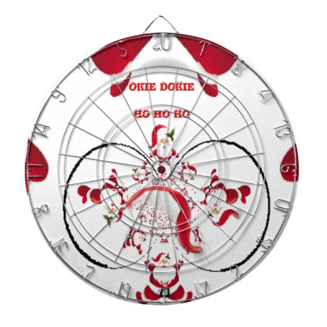Oki Dokie Santa! Dartboard (Front)