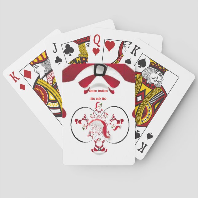 Oki Dokie Santa! Playing Cards (Back)