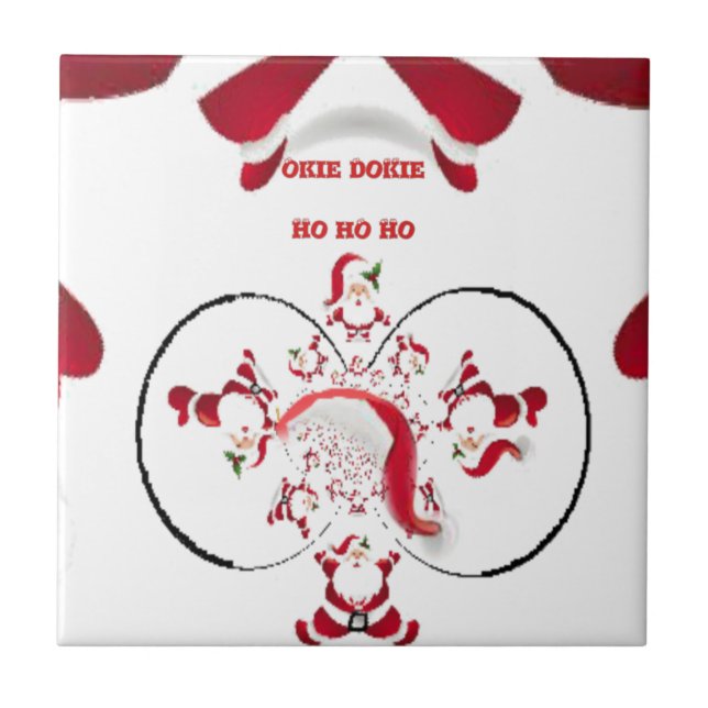 Oki Dokie Santa! Tile (Front)