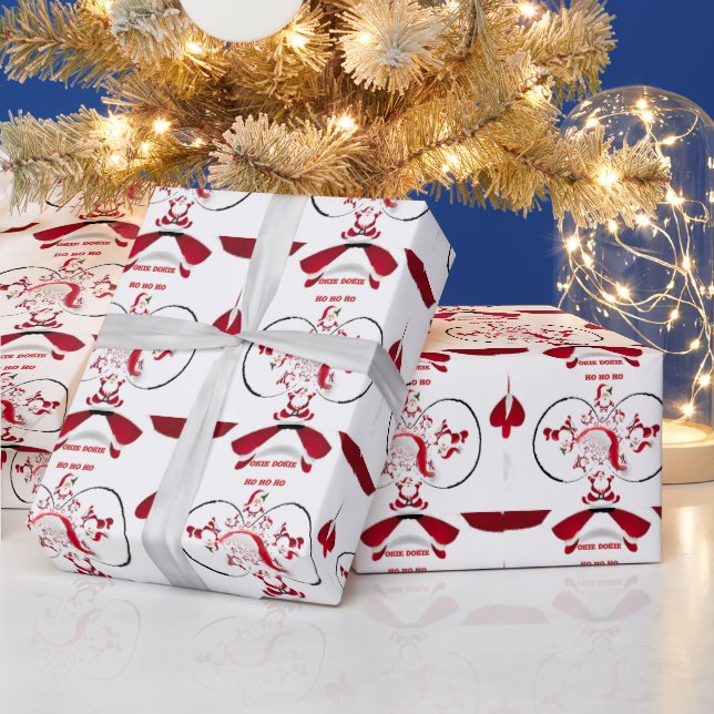 Oki Dokie Santa! Wrapping Paper (Holidays)