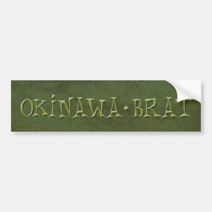 Okinawa Brat Bumper Sticker #5