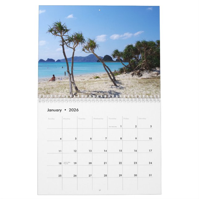Okinawa Calendar 2015 (Jan 2026)