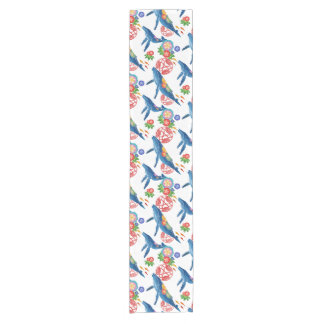 okinawan bingata style pattern table runner