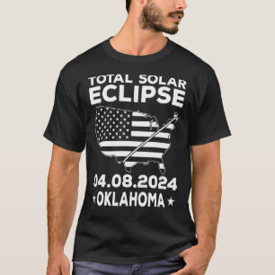 Oklahoma 04082024 Total Solar Eclipse Event April T-Shirt