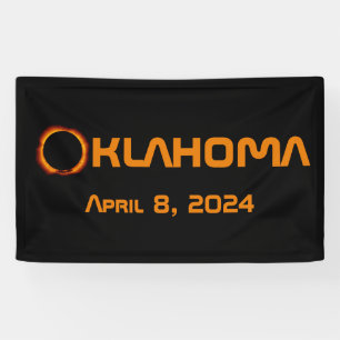 Oklahoma 2024 Total Solar Eclipse Banner