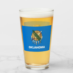 OKLAHOMA BEER GLASS