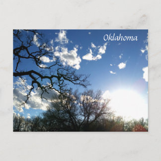 Oklahoma Carte postale Ciel bleu 1
