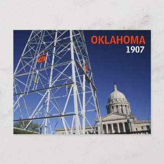 Oklahoma centennial postcard
