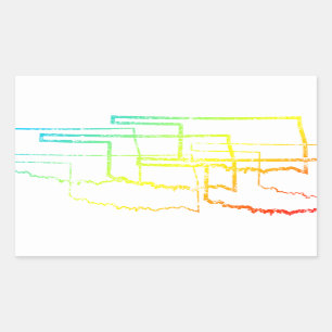 oklahoma chill blur sticker