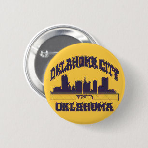 Oklahoma City,Oklahoma  2 Inch Round Button