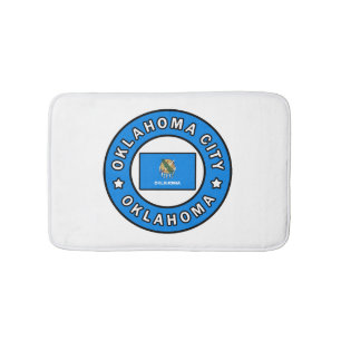 Oklahoma City Oklahoma Bath Mat