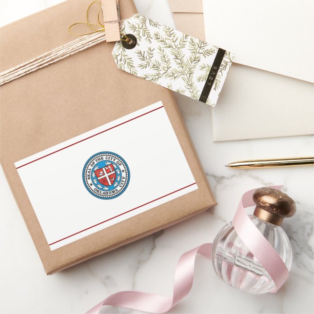 Oklahoma City (Oklahoma)  flag Sticker (Gifting)