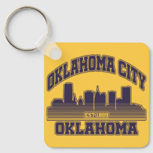 Oklahoma City,Oklahoma Keychain