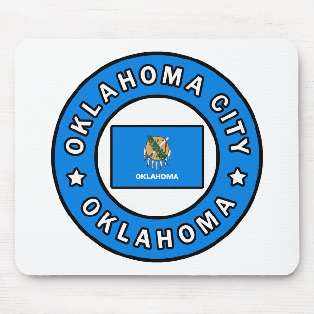 Oklahoma City Oklahoma Mouse Pad (Front)