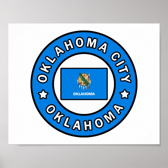 Oklahoma City Oklahoma Poster (Front)