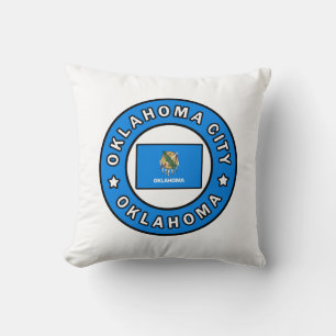 Oklahoma City Oklahoma Throw Pillow