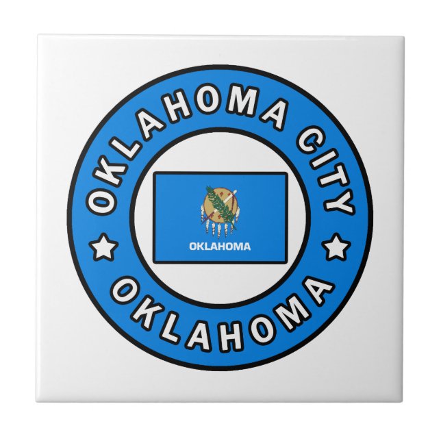 Oklahoma City Oklahoma Tile (Front)